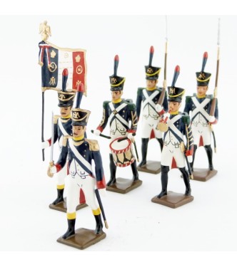 Voltigeurs de la garde (1812), ensemble de 6 figurines