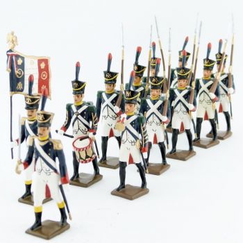 Voltigeurs de la garde (1812), ensemble de 12 figurines