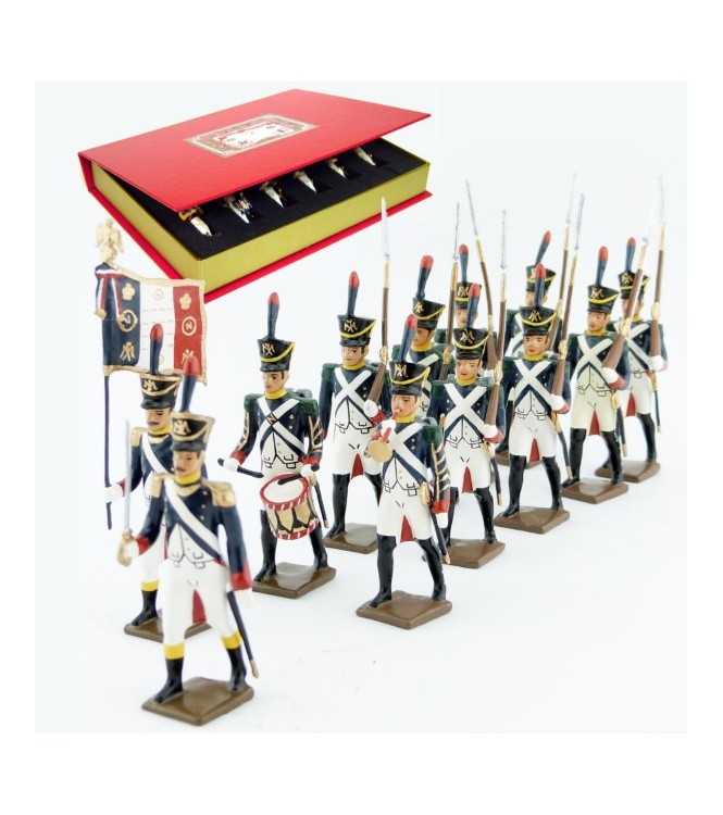 Voltigeurs de la garde (1812), coffret de 12 figurines