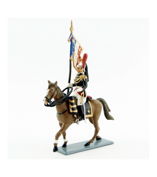 Porte-étendard du 2ème Régiment de Carabiniers, 1812-1814