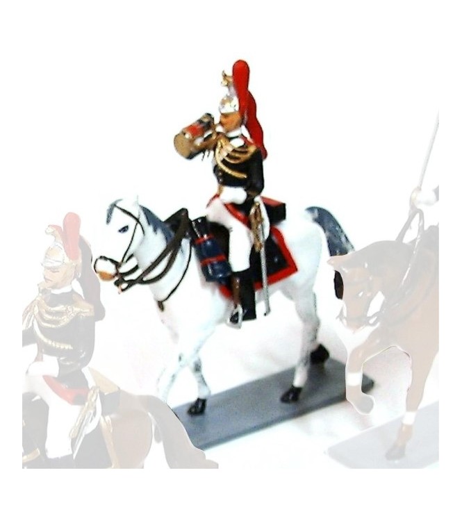 trompette de la Garde Républicaine (sur cheval blanc)