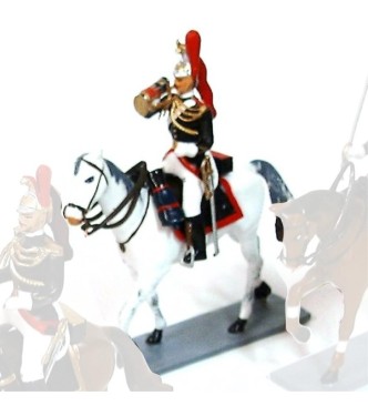 trompette de la Garde Républicaine (sur cheval blanc)