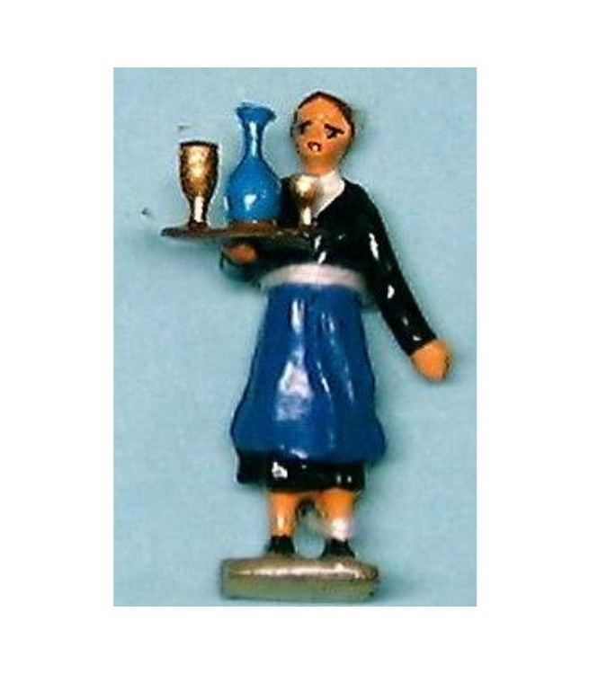 serveuse avec plateau