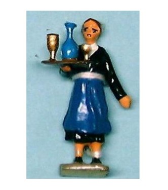 serveuse avec plateau