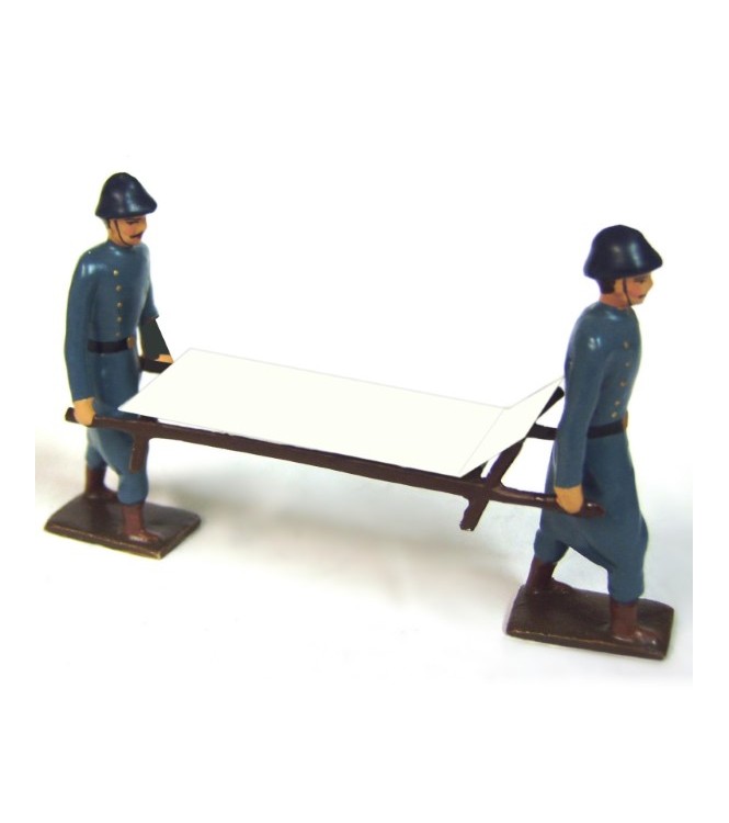 2 Brancardiers avec brancard