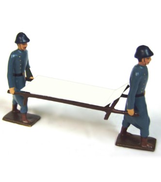 2 Brancardiers avec brancard
