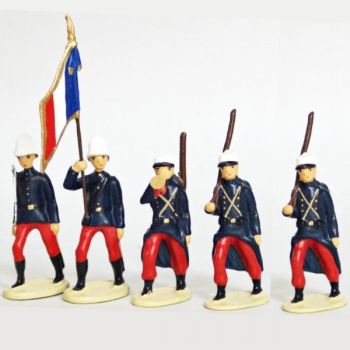 Legion Etrangere Couvre-Nuque (1914), ensemble de 5 figurines