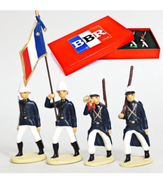Legion Etrangere Couvre-Nuque,  Tenue D'Été (1914), coffret de 4 figurines