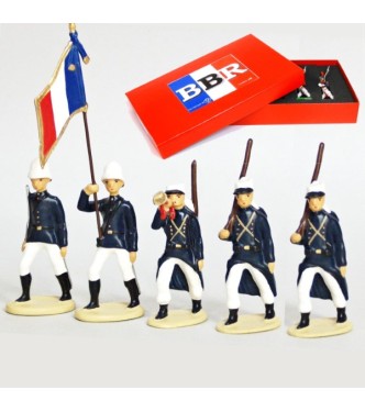 Legion Etrangere Couvre-Nuque,  Tenue D'Été (1914), coffret de 5 figurines