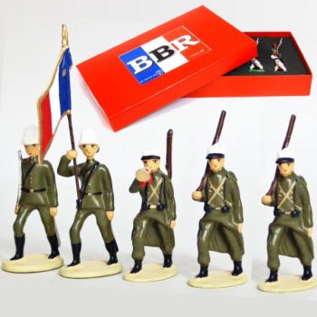 Legion Etrangere Couvre-Nuque, Tenue D'Été (1939-1940), coffret de 5 figurines