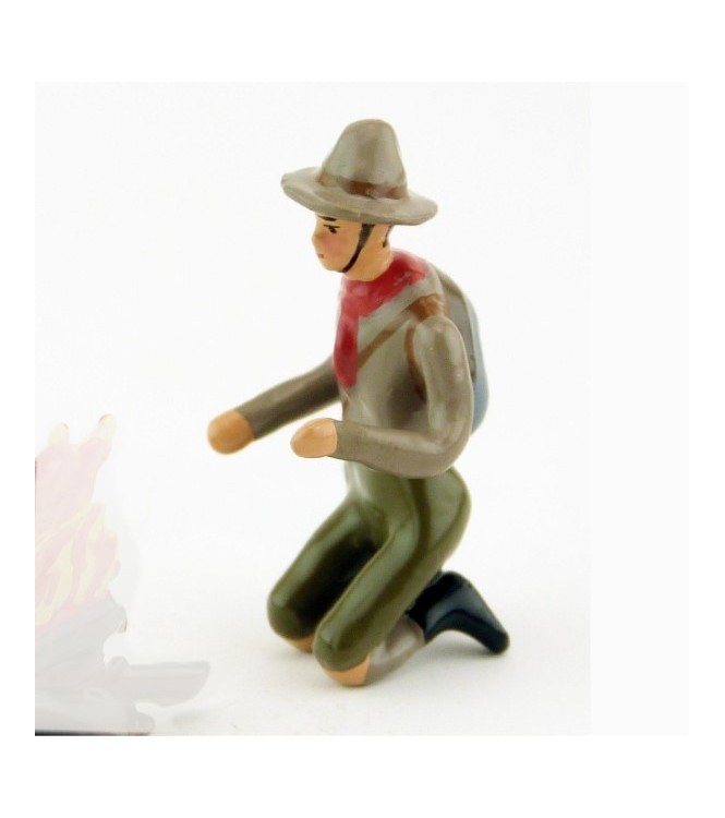 scout à genoux