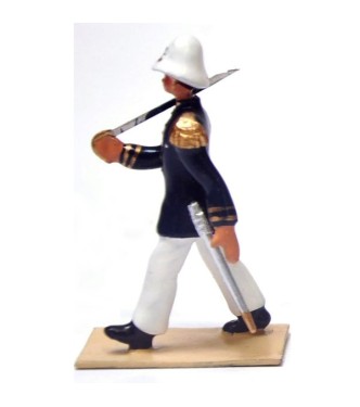 Officier de l'Infanterie de marine, tenue d'hiver