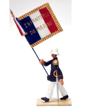 Drapeau de l'Infanterie de marine, tenue d'hiver