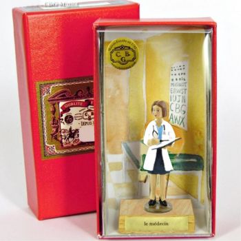 Médecin (femme) en coffret de présentation