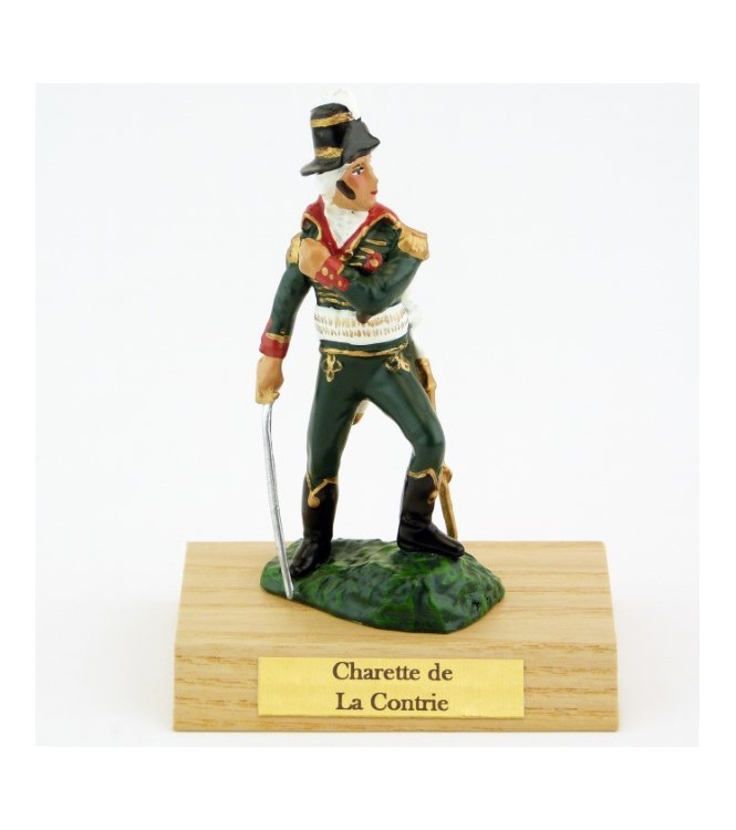 Charette de la Contrie sur socle bois