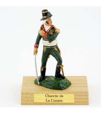 Charette de la Contrie sur socle bois