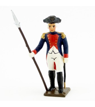 garde révolutionnaire avec lance
