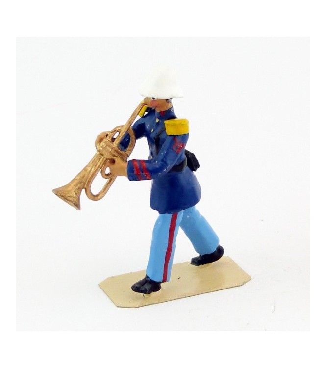 Trompette de la musique de l'infanterie de marine (collection LG)