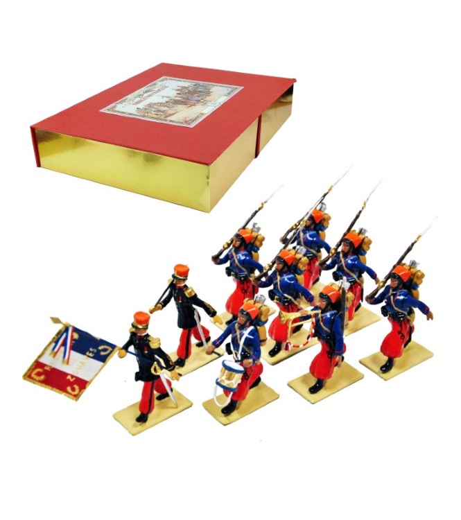 Zouaves, coffret de 9 figurines (collection LG)
