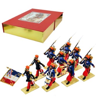 Zouaves, coffret de 9 figurines (collection LG)