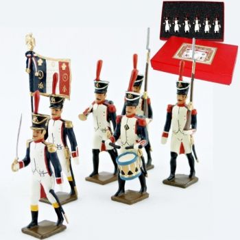 Fusiliers, école de Saint-Cyr (1812), coffret de 6 figurines