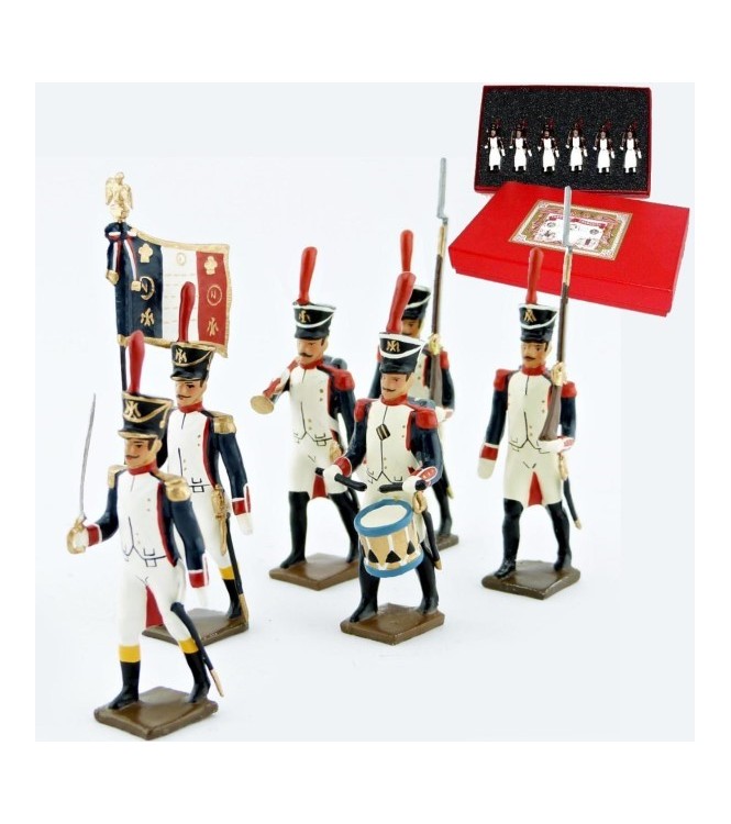 Fusiliers, école de Saint-Cyr (1812), coffret de 6 figurines