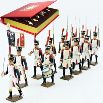 Fusiliers, école de Saint-Cyr (1812), coffret de 12 figurines