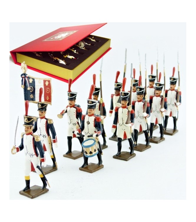 Fusiliers, école de Saint-Cyr (1812), coffret de 12 figurines