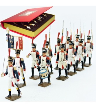 Fusiliers, école de Saint-Cyr (1812), coffret de 12 figurines