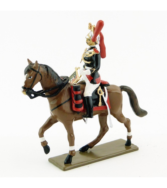 trompette de la Fanfare de la Garde Républicaine, trompette sur la jambe