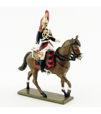 trompette de la Fanfare de la Garde Républicaine, trompette sur la jambe