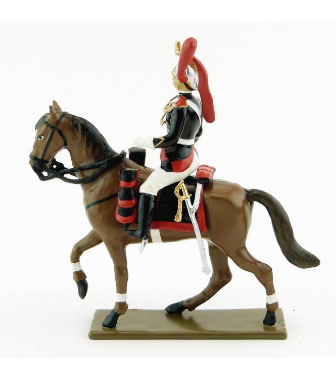 trompette de la Fanfare de la Garde Républicaine, trompette sur la jambe