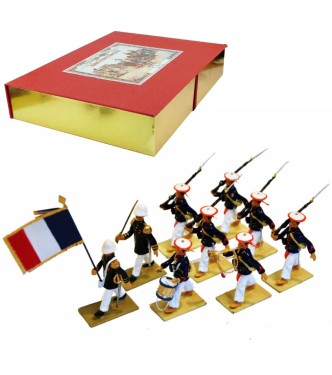 Tirailleurs Annamites, coffret de 9 figurines (collection LG)