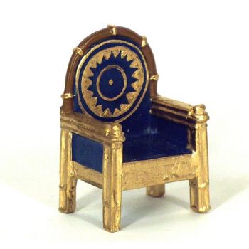 Fauteuil de Napoléon bleu