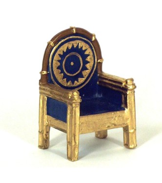 Fauteuil de Napoléon bleu
