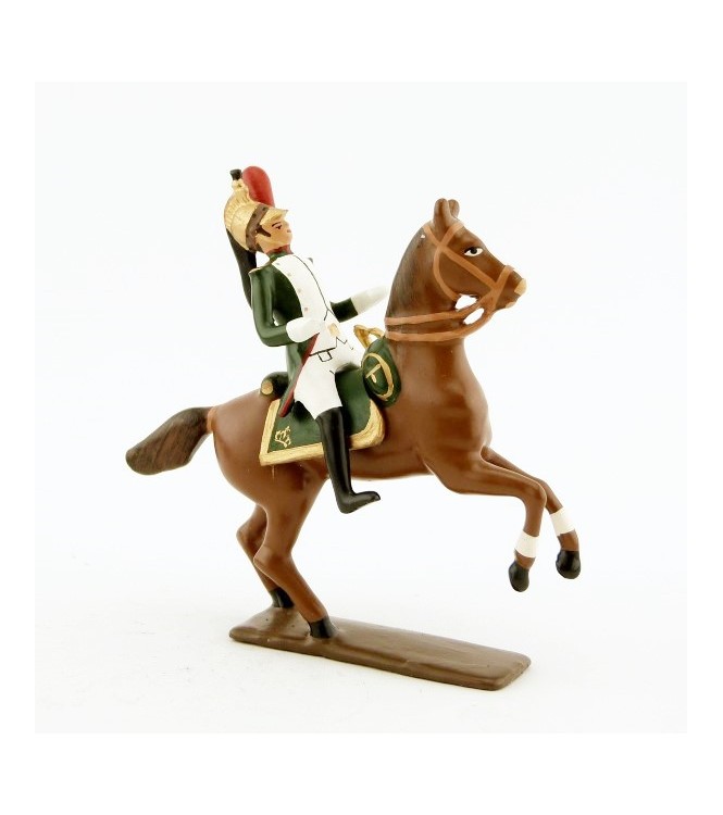 officier des dragons de la garde (dragons de l'impératrice) à cheval (1809)