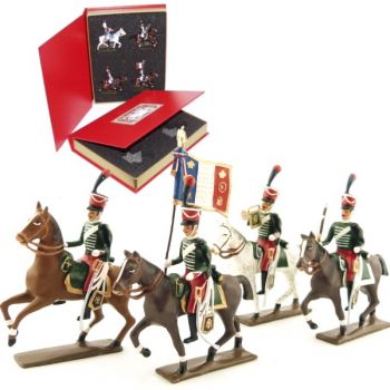 coffret de 4 cavaliers - Garde d'honneur à cheval (1813)
