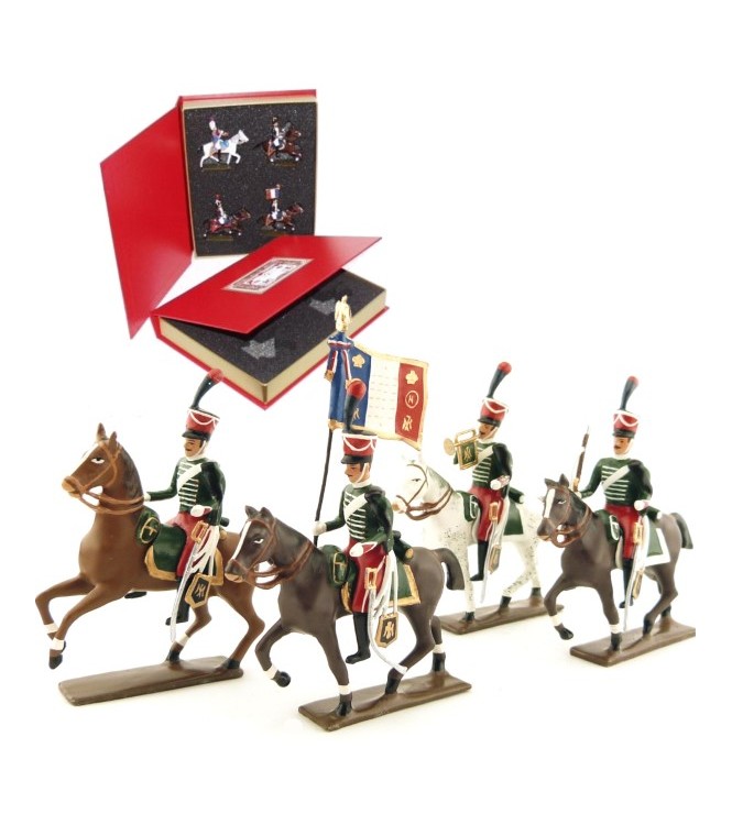 coffret de 4 cavaliers - Garde d'honneur à cheval (1813)