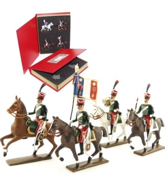 coffret de 4 cavaliers - Garde d'honneur à cheval (1813)
