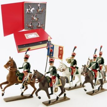 coffret de 5 cavaliers - Garde d'honneur à cheval (1813)