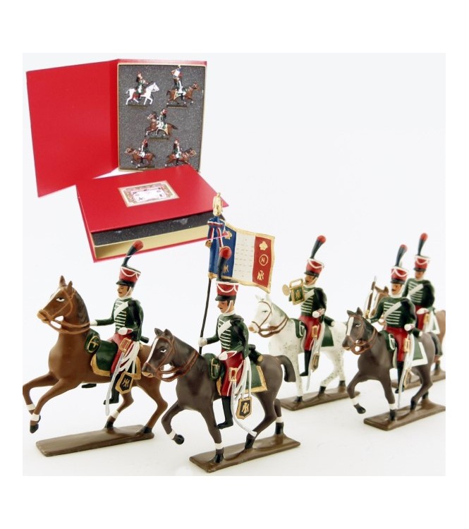 coffret de 5 cavaliers - Garde d'honneur à cheval (1813)