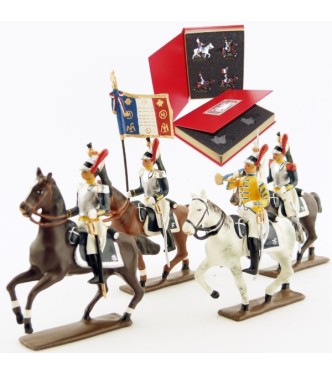coffret de 4 cavaliers - Cuirassiers à cheval (1809)