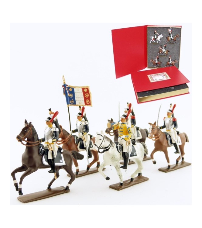coffret de 5 cavaliers - Cuirassiers à cheval (1809)