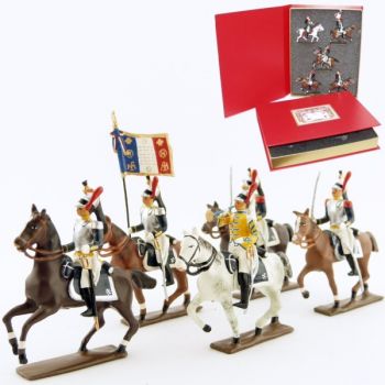 coffret de 5 cavaliers - Cuirassiers à cheval (1809)