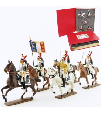 coffret de 5 cavaliers - Cuirassiers à cheval (1809)