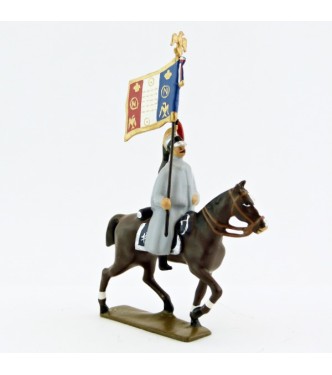porte-étendard des cuirassiers en capote (anc. 0214E-002)