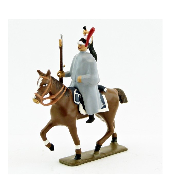 cavalier des cuirassiers en capote (accompagnant la Troïka) (anc. 0214E-005)