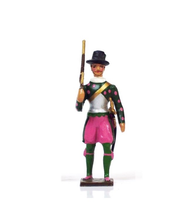 piquier Henri IV avec fusil (chapeau)