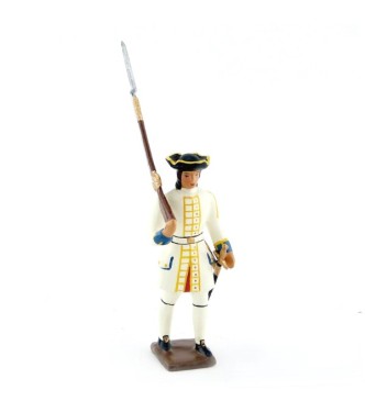 fantassin du régiment de champagne avec fusil