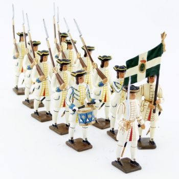 Régiment de Champagne, ensemble de 12 figurines